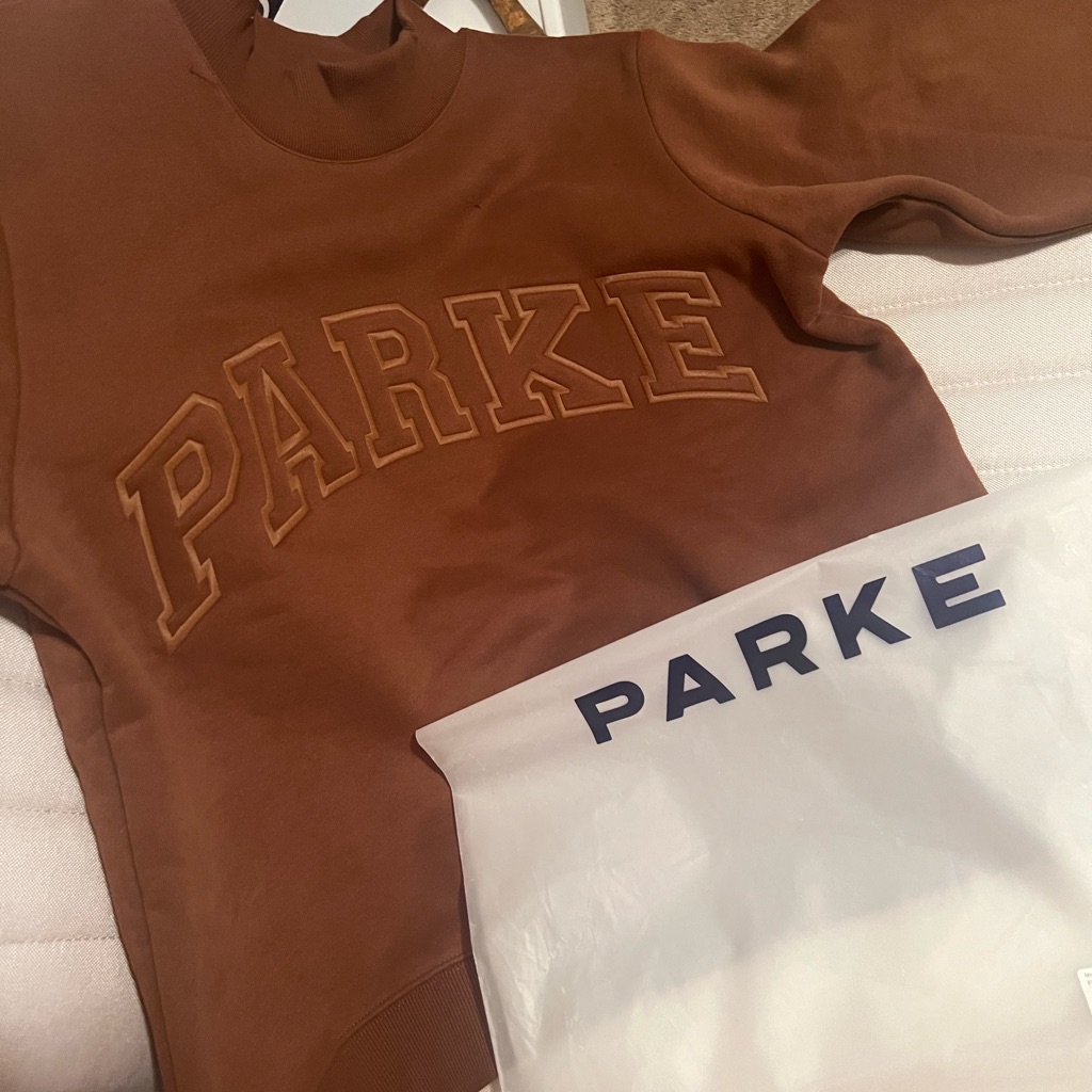Parker Chocolate Brown Crew Neck Sweater